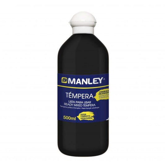 Manley - BOTE 500ML TEMPERA LIQUIDA MANLEY NEGRO MNP18669