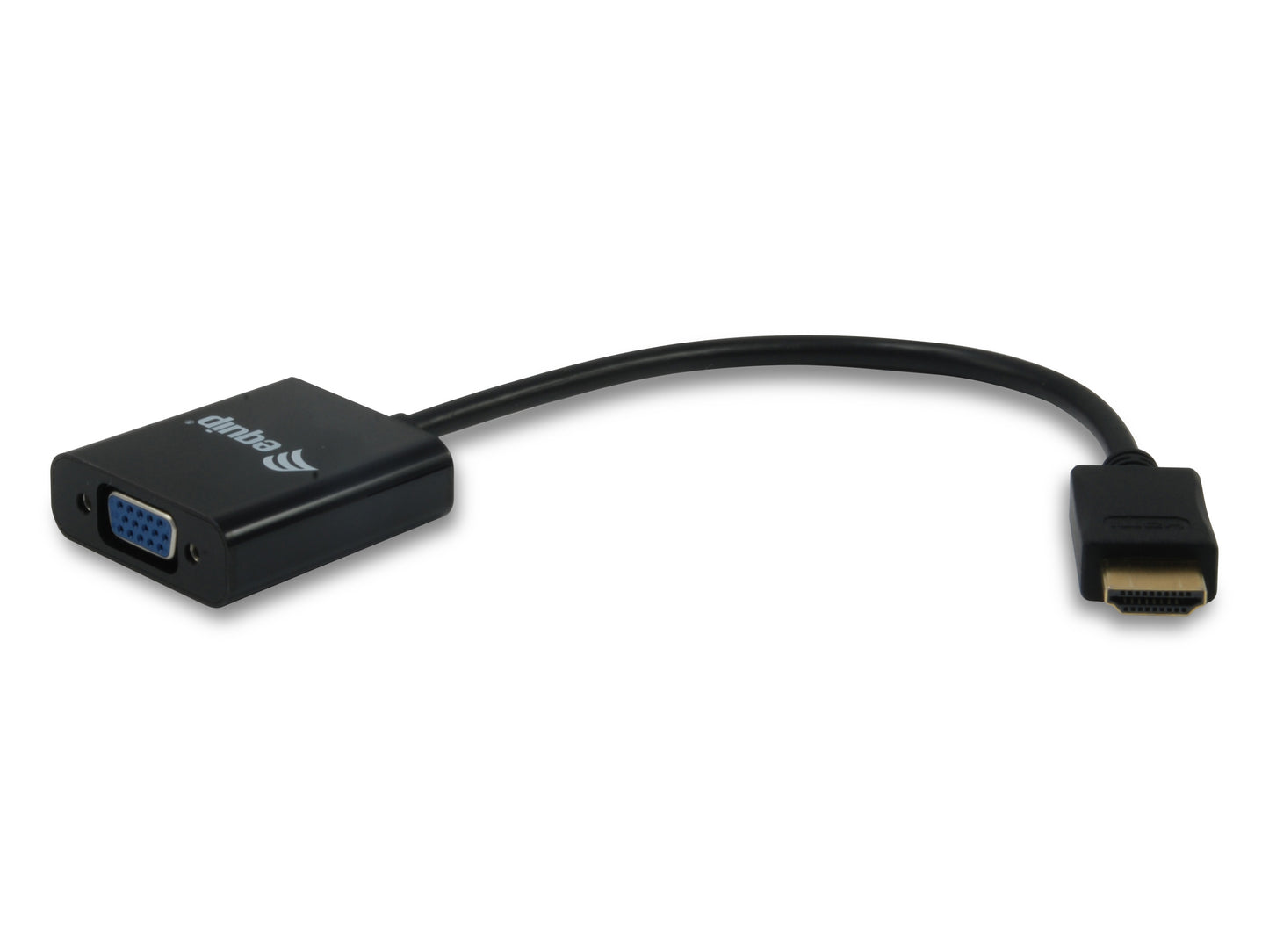 Equip - 11903607 adaptador de cable de vídeo HDMI tipo A (Estándar) VGA (D-Sub) Negro