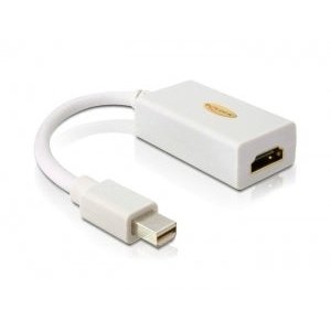 DeLOCK - Adapter mini Displayport / HDMI FM HDMI tipo A (Estándar) Blanco