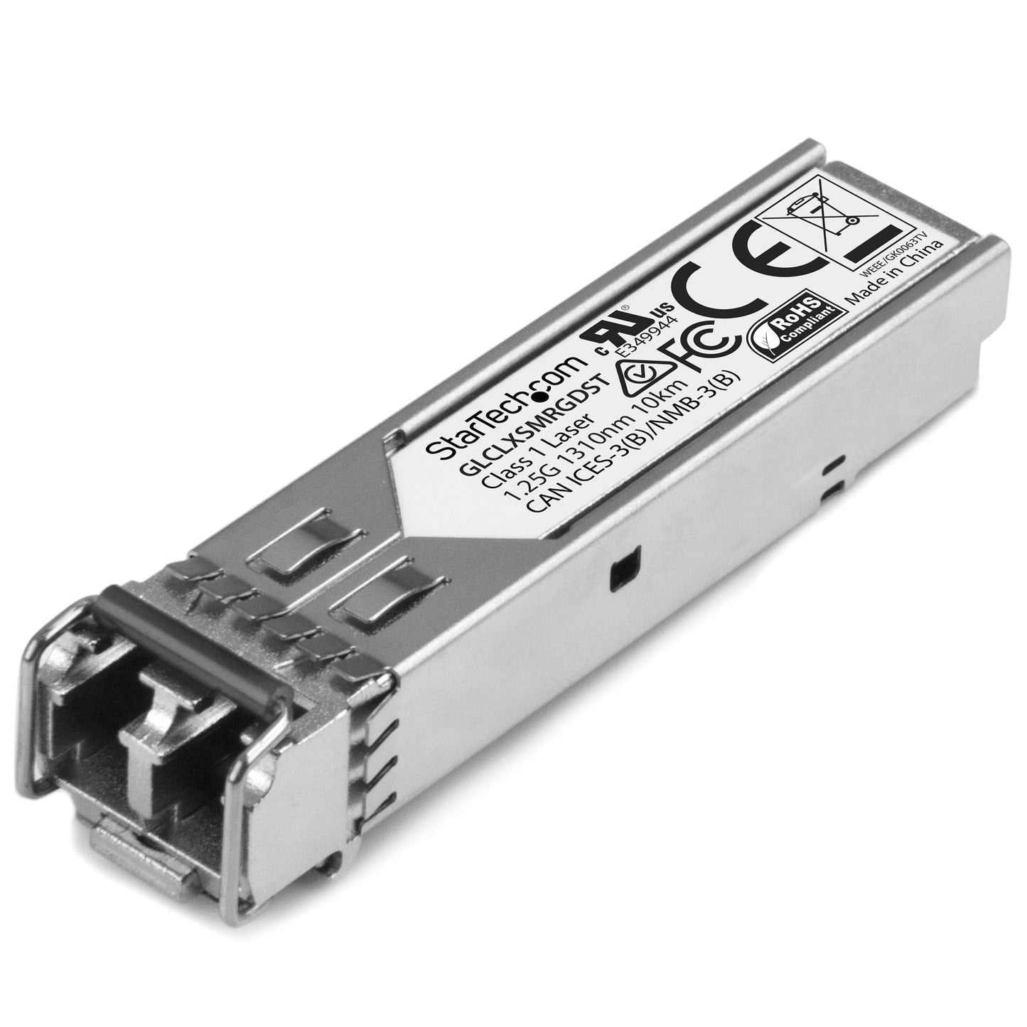 StarTech.com - Módulo Transceptor SFP Compatible con Cisco GLC-LX-SM-RGD - 1000BASE-LX - Monomodo 1GbE - SFP Ethernet Gigabit 1Gb - LC - 10km - 1310nm - Cisco Firepower/ ASR920/ IE2000 DDM