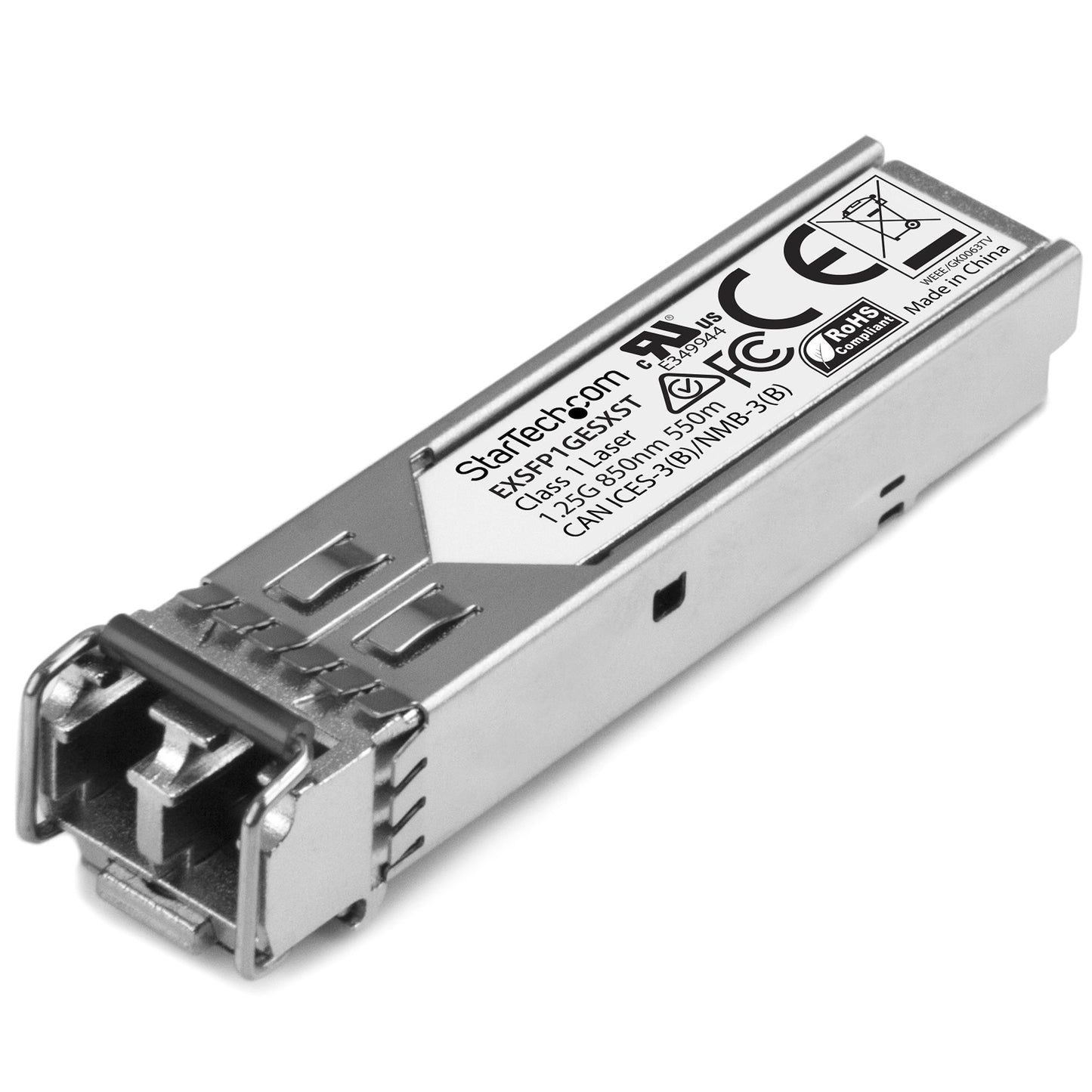 StarTech.com - Módulo Transceptor SFP Compatible con el Modelo EX-SFP-1GE-LX de Juniper - 1000BASE-LX - Fibra Monomodo (SMF) de 1GbE - SFP Ethernet Gigabit 1Gb - LC 10km - 1310nm - DDM