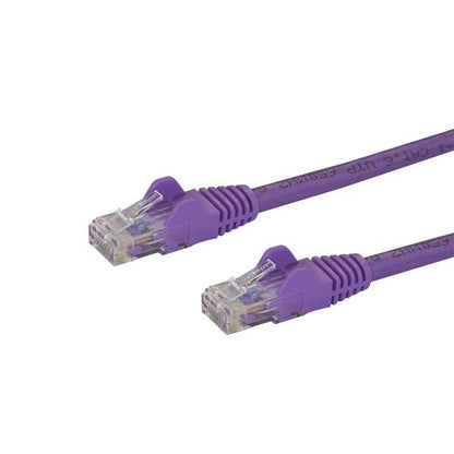 StarTech.com - Cable de Red de 10m Púrpura Cat6 UTP Ethernet Gigabit RJ45 sin Enganches