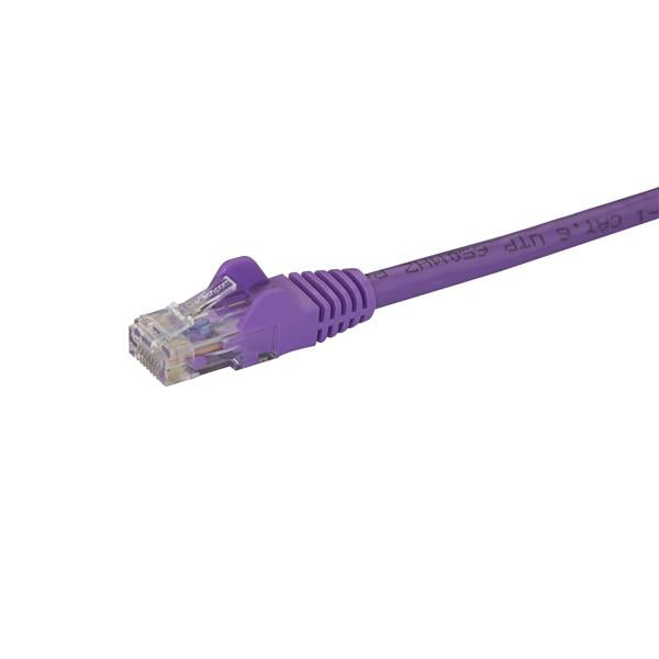 StarTech.com - Cable de Red de 10m Púrpura Cat6 UTP Ethernet Gigabit RJ45 sin Enganches