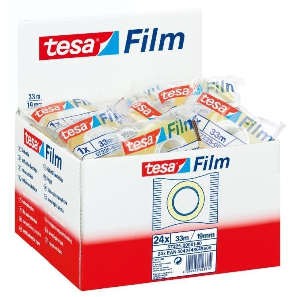 TESA - Film Standart 19mm x 33m cinta adhesiva Transparente