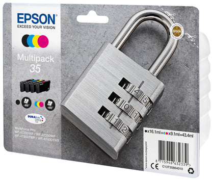 Epson Padlock Multipack 4-colours 35 DURABrite Ultra Ink