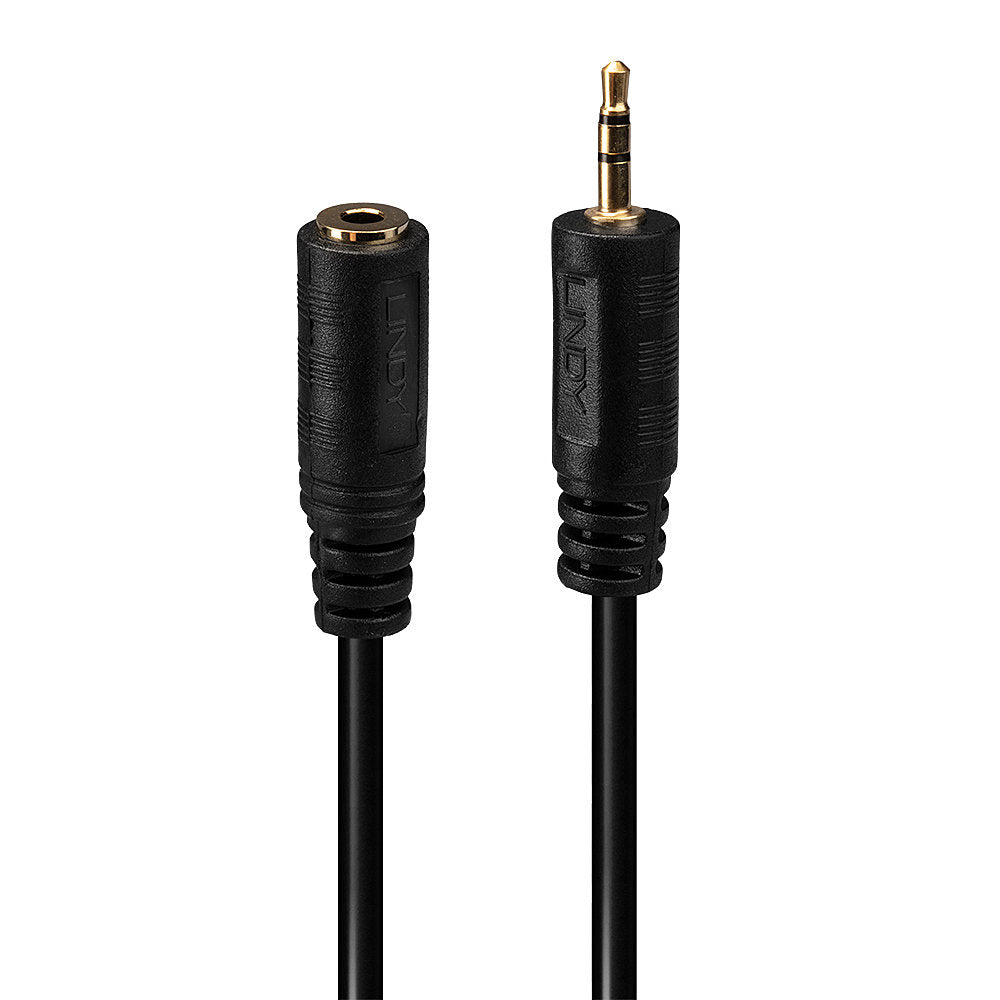 Lindy - 35698 cable de audio 0 2 m 2 5mm 3 5mm Negro