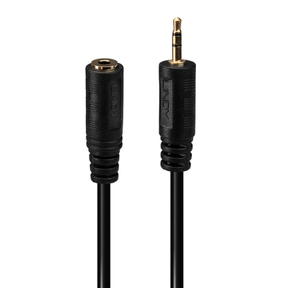 Lindy - 35698 cable de audio 0 2 m 2 5mm 3 5mm Negro