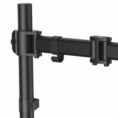 StarTech.com - Soporte VESA de Sobremesa para 1 Monitor - Base para Pantallas VESA de hasta 34" con Mástil Articulado - Altura Ajustable - de Montaje mediante Abrazadera/ Ojal - Negro