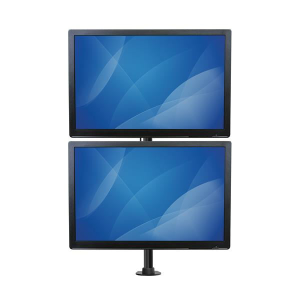 StarTech.com - Base de Soporte Vertical VESA Ajustable para Dos Monitores de hasta 27 Pulgadas