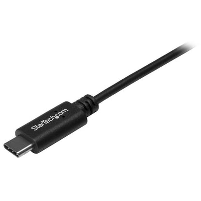 StarTech.com - Cable de Carga y Sincronización USB-A a USB-C de 50cm - Cable de Datos USB-A a USB Tipo C - M/M - Negro - Certificado USB-IF