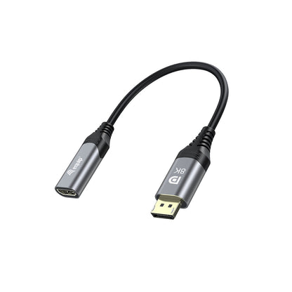 Equip - 133446 adaptador de cable de vídeo 0 15 m DisplayPort HDMI Negro  Gris