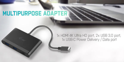 i-tec - USB C HDMI Travel Adapter PD/Data