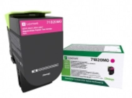 Lexmark 71B20M0 cartucho de tóner 1 pieza(s) Original Magenta