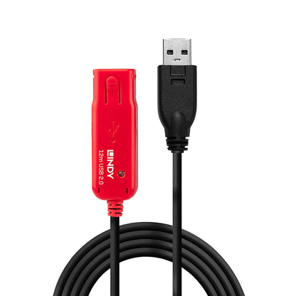 Lindy - 42782 cable USB USB 2.0 12 m USB A Negro