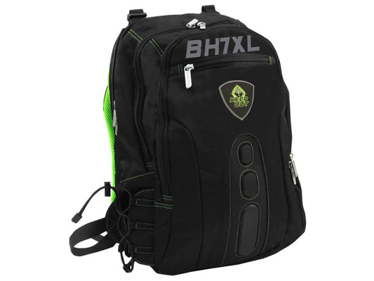 KeepOut - BK7GXL mochila Negro  Verde Imitación piel  Nylon