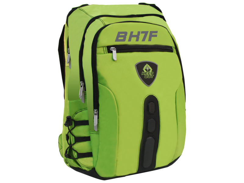 KeepOut - BK7F mochila Negro  Verde Imitación piel  Nylon