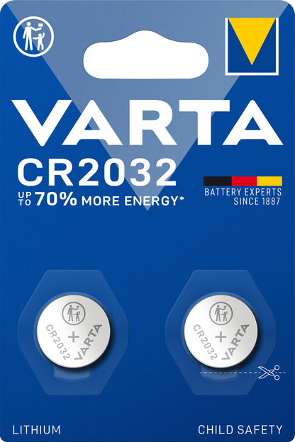 Varta - 06032 Batería de un solo uso CR2032 Litio