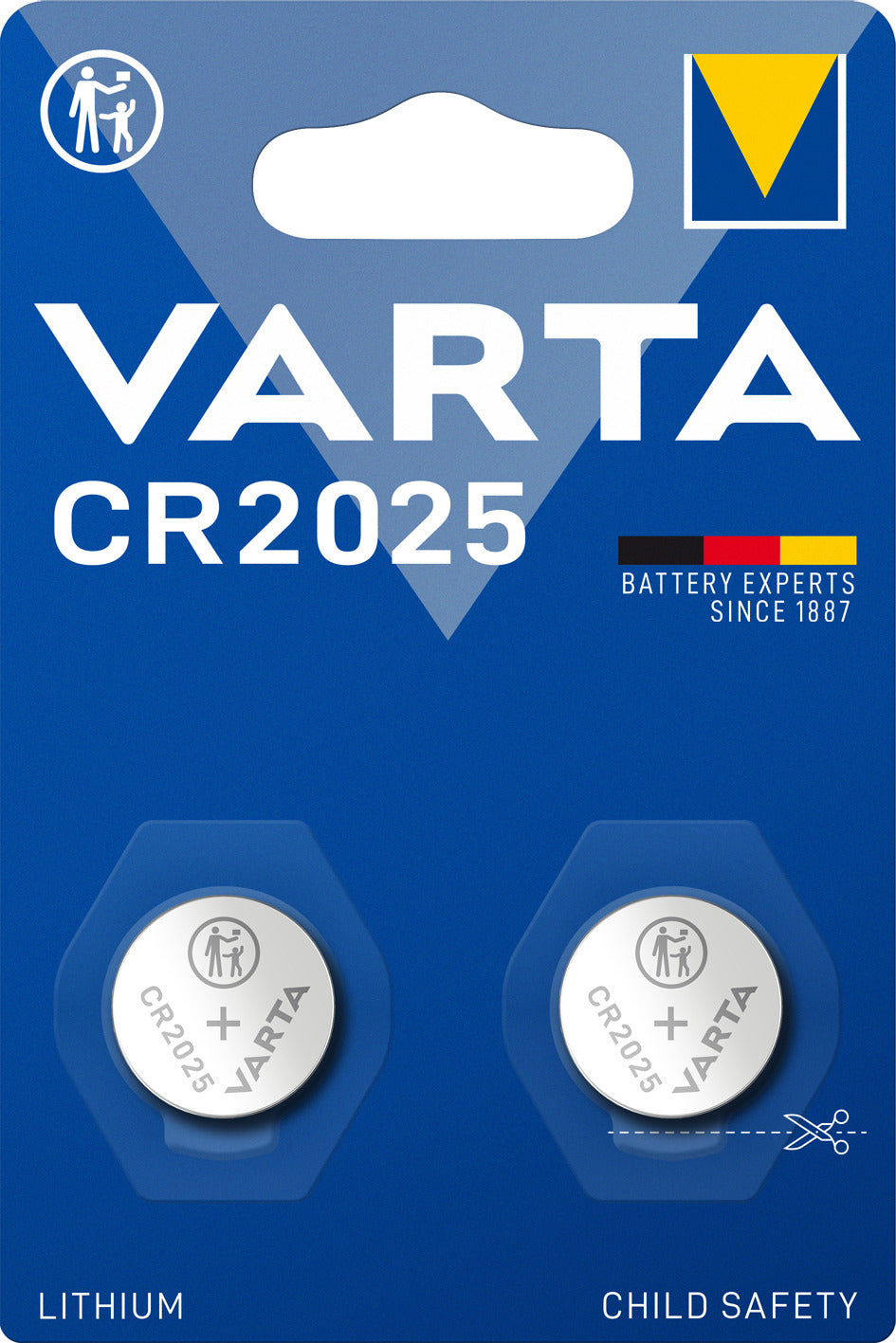 Varta - 06025 Batería de un solo uso CR2025 Litio