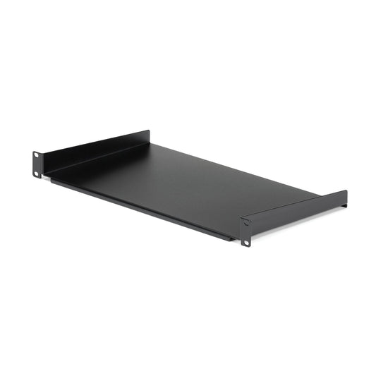 StarTech.com - Bandeja Estante de 1U para Armario Rack de Servidores - de 10 Pulgadas (254mm) de Profundidad - en Acero de Servicio Pesado - con Capacidad de Carga de 20kg - Negro