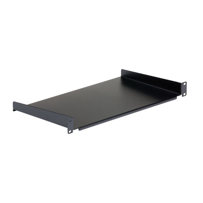 StarTech.com - Bandeja Estante de 1U para Armario Rack de Servidores - de 10 Pulgadas (254mm) de Profundidad - en Acero de Servicio Pesado - con Capacidad de Carga de 20kg - Negro