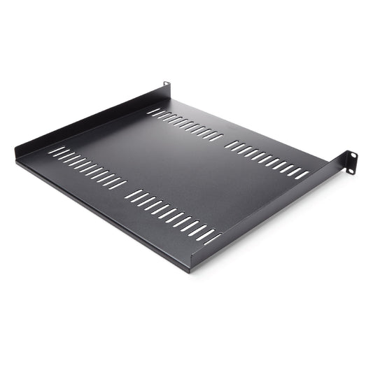 StarTech.com - Bandeja Estante Ventilado de 1U para Armario Rack de Servidores de 19 Pulgadas - de 16 Pulgadas de Profundidad - de Acero de Servicio Pesado - con 20kg de Capacidad - Negro