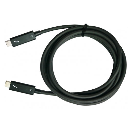 QNAP - CAB-TBT320M-40G-LINTES cable Thunderbolt 2 m 40 Gbit/s Negro