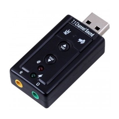 Ewent - EW3762 cable gender changer USB audio-in/audio-out Negro