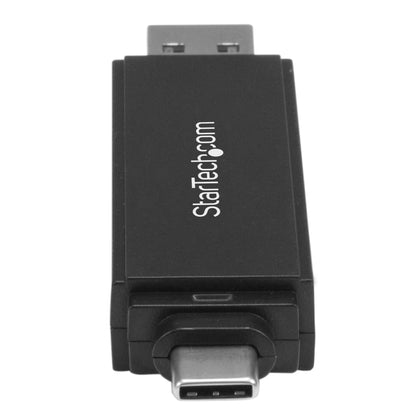 StarTech.com - Lector Grabador USB 3.0 USB-C Tipo C y USB-A de Tarjetas de Memoria Flash SD Micro SD Alimentado por USB