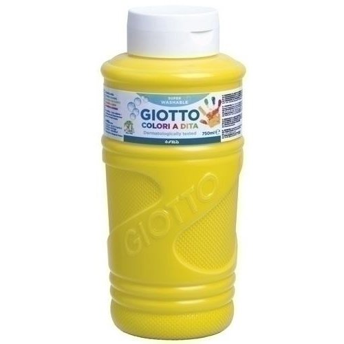 Giotto - GIOTTO PINTURA DE DEDOS DE 750 ML COLOR AMARILLO