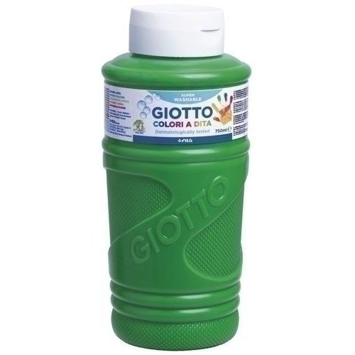 Giotto - GIOTTO PINTURA DE DEDOS DE 750 ML COLOR VERDE