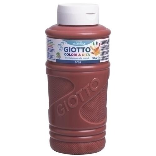 Giotto - GIOTTO PINTURA DE DEDOS DE 750 ML COLOR MARRON