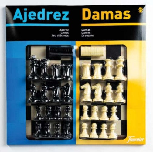 Fournier - F29469 Gran Ajedrez/Damas Juego de mesa Familia