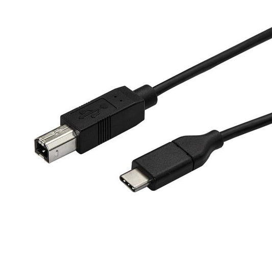 StarTech.com - Cable de 3m USB-C a USB-B de Impresora - Cable Adaptador USB Tipo C a USB B