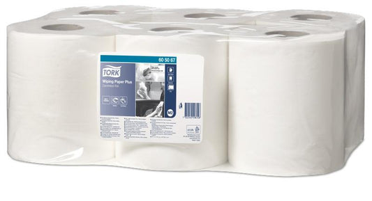 Tork - TORK ROLLO PAPEL DE SECADO EXTRA 2 CAPAS 120M X 20 5CM GOFRADO BLANCO -PACK 6U-