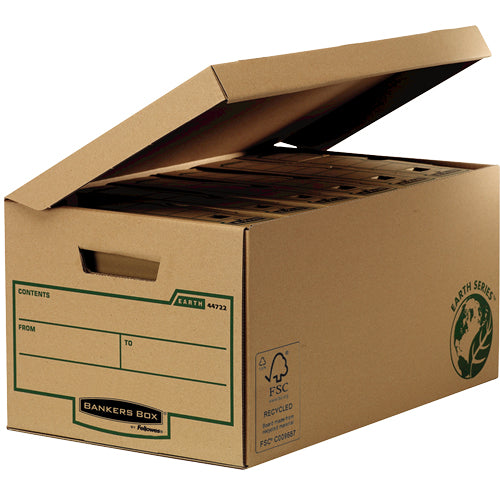 Fellowes - 4472205 caja de almacenaje Negro  Marrón Rectangular Papel