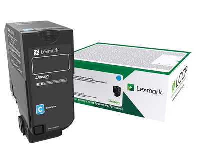 Lexmark 75B20C0 cartucho de tóner 1 pieza(s) Original Cian