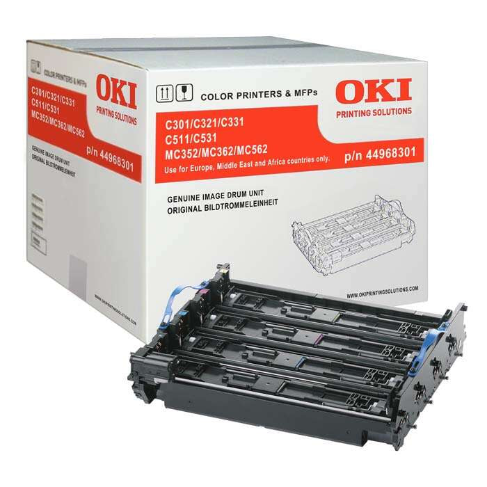 OKI C301/C511/MC352/MC362 Tambor de Imagen Original - 44968301 (Drum) Tintasmurcia.com