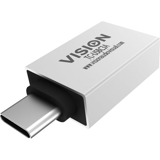 Vision - TC-USBC3A cable gender changer USB-A USB-C Blanco