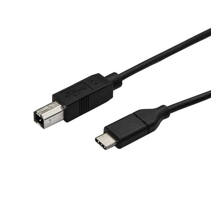 StarTech.com - Cable de 50cm USB-C a USB-B de Impresora - Cable Adaptador USB Tipo C a USB B