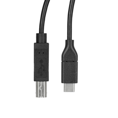 StarTech.com - Cable de 3m USB-C a USB-B de Impresora - Cable Adaptador USB Tipo C a USB B