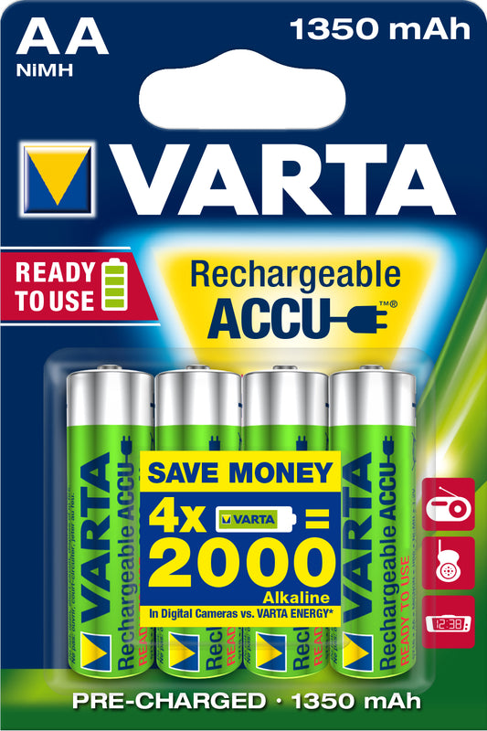 Varta - Ready2Use HR06 1350 mAh Batería recargable AA Níquel-metal hidruro (NiMH)