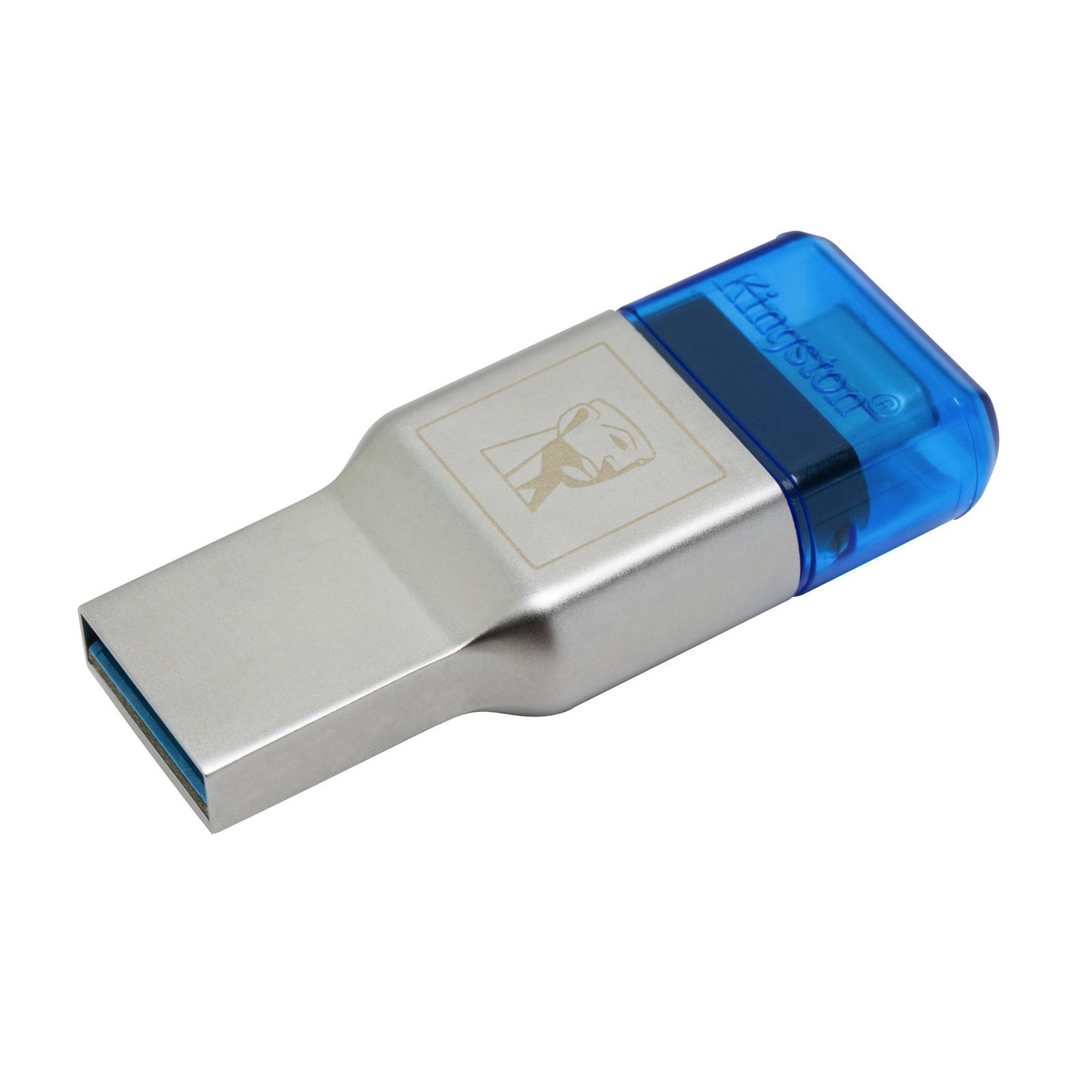 Kingston Technology - MobileLite Duo 3C lector de tarjeta USB 3.2 Gen 1 (3.1 Gen 1) Type-A/Type-C Azul  Plata