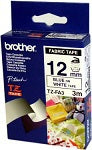 Brother - Fabric Labelling Tape - 12mm  Blue/White cinta para impresora de etiquetas TZ