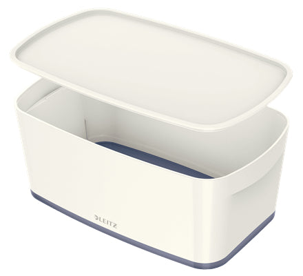 Leitz - MyBox Bandeja de almacenamiento Rectangular Acrilonitrilo butadieno estireno (ABS) Gris  Blanco