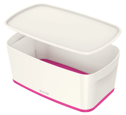 Leitz - MyBox Bandeja de almacenamiento Rectangular ABS sintéticos Rosa  Blanco