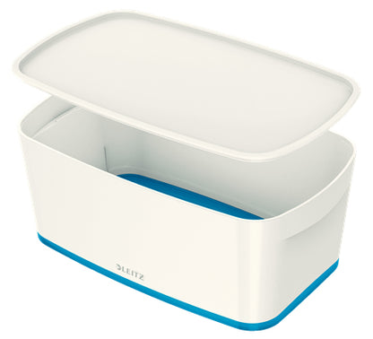 Leitz - MyBox Bandeja de almacenamiento Rectangular Acrilonitrilo butadieno estireno (ABS) Azul  Blanco