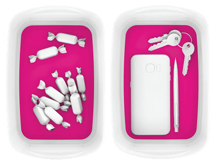 Leitz - MyBox Bandeja de almacenamiento Rectangular ABS sintéticos Rosa  Blanco