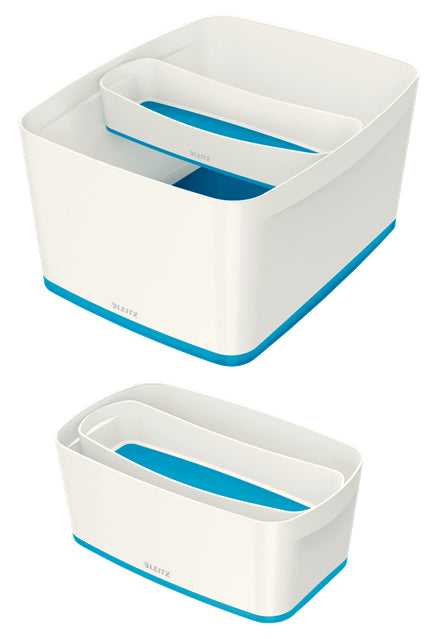 Leitz - MyBox Bandeja de almacenamiento Rectangular ABS sintéticos Azul  Blanco