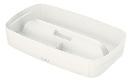 Leitz - MyBox Bandeja de almacenamiento Rectangular Acrilonitrilo butadieno estireno (ABS) Blanco