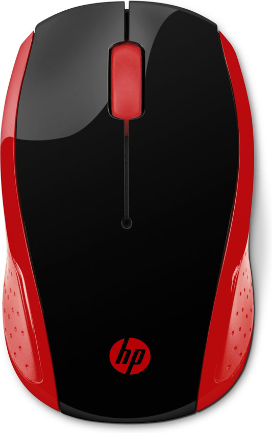 HP - Ratón inalámbrico 200 (Rojo imperial)